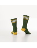 Grüne Herren-Sportsocken mit der Aufschrift SM15 – Online-Shop – Boutique